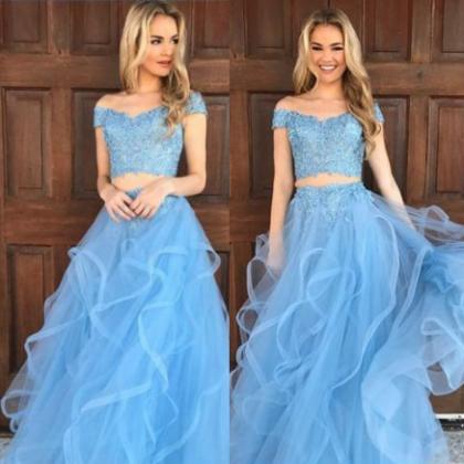 Pd71208 Charming Prom Dress,Two Pie..