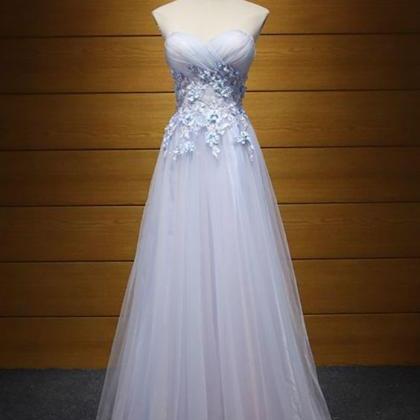 Pd90604 Light Blue Prom Dress,sweetheart Evening..