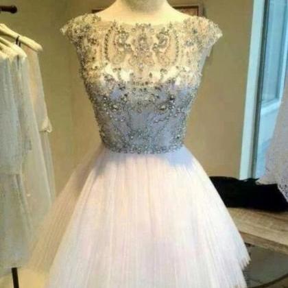 Pd260 Short Prom Dress,tulle Prom Dress,crystal..
