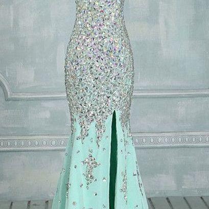 Pd 580 Charming Prom Dress,sequined Prom..