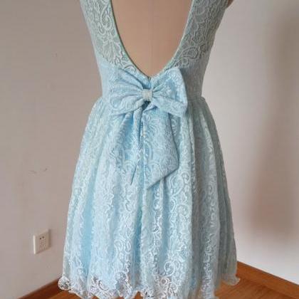 Hd081713 Charming Homecoming Dress,lace Homecoming..