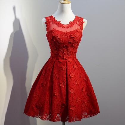 Hd09113 Charming Homecoming Dress,lace Homecoming..