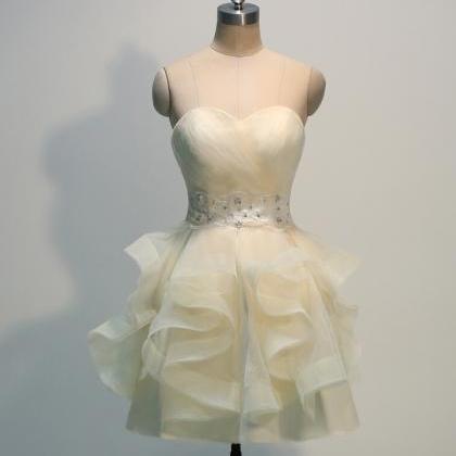Hd09151 Charming Homecoming Dress,organza..