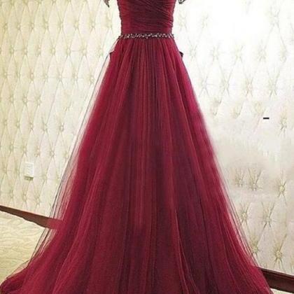 Pd61139 Charming Prom Dress,tulle Prom..