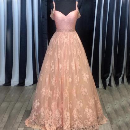 Pd61212 Charming Prom Dress,lace Prom Dress,a-line..