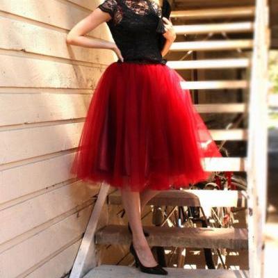 2015 Fashion Street Style Skirt,Tulle Skirt,Charming Women Skirt,spring Autumn Skirt ,A-Line Skirt ,High Quality Skirt