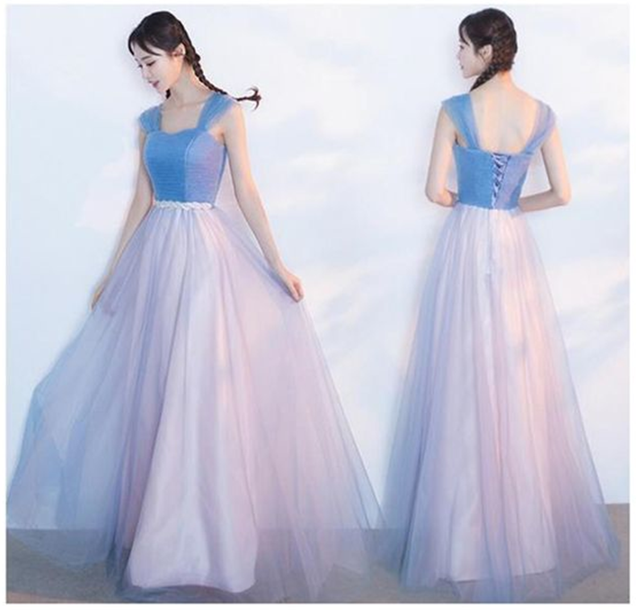 Pd71042 Charming Prom Dress,tulle Prom Dress, A-line Prom Dress,scoop Evening Dress