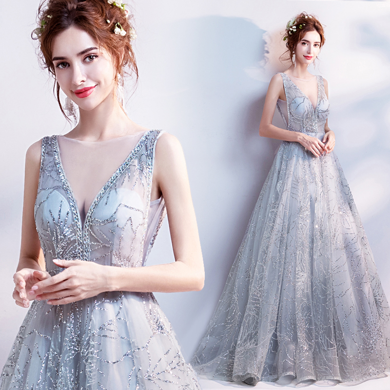 Pd80525 Noble Prom Dress,tulle Evening Dresses,beading Prom Dresses,a-line Prom Gown