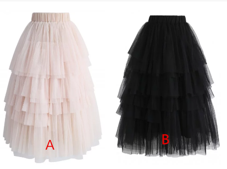 S-80905 High Quality Skirt, Long Skirt,tulle Skirt,charming Women Skirt,spring Autumn Skirt ,a-line Skirt