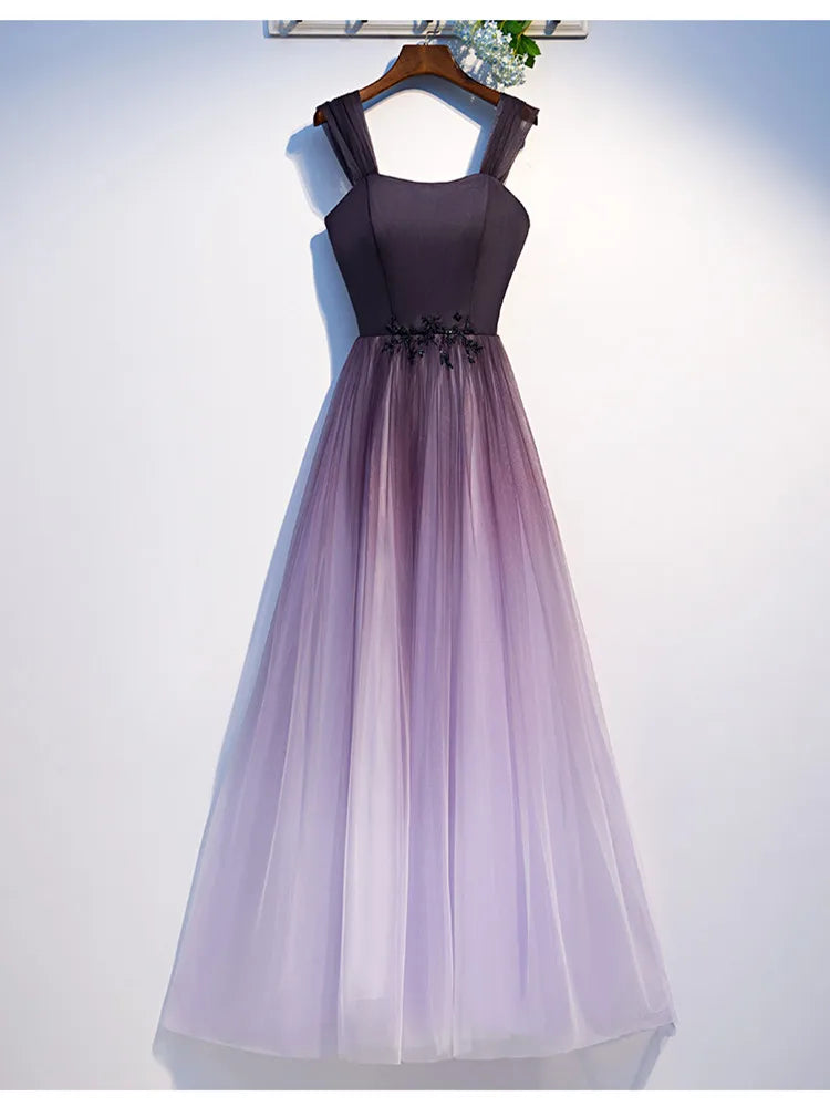 open lace back dress Ombre Pink and Purple Bodycon Dress, Summer Beach Dip Dye Gradient Evening Festival Sexy Pencil Mini Cocktail Dress Women Girls M main image 0