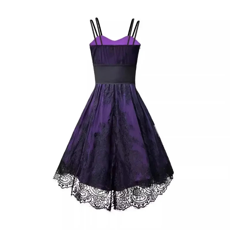 purple gothic corset dress Kivary Women's Strapless Deep Purple and Black Pick up A Line Gothic Prom  Corset Wedding Dresses US 2 at Amazon Women's Clothing store