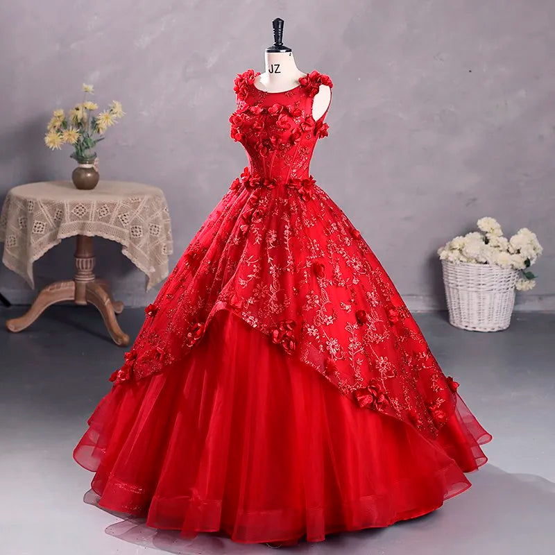 red floral lace prom dress Off the Shoulder Burgundy Lace Floral Prom Evening Dresses, Wine Red L   jbydress