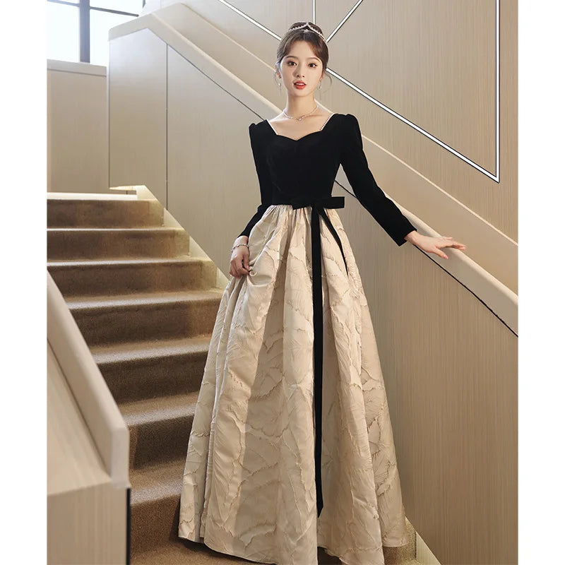 Customized Women Evening Dresses Long Sleeves Prom Dress 2025 Formal  Occasion Vestido De Noche Abenk on Luulla