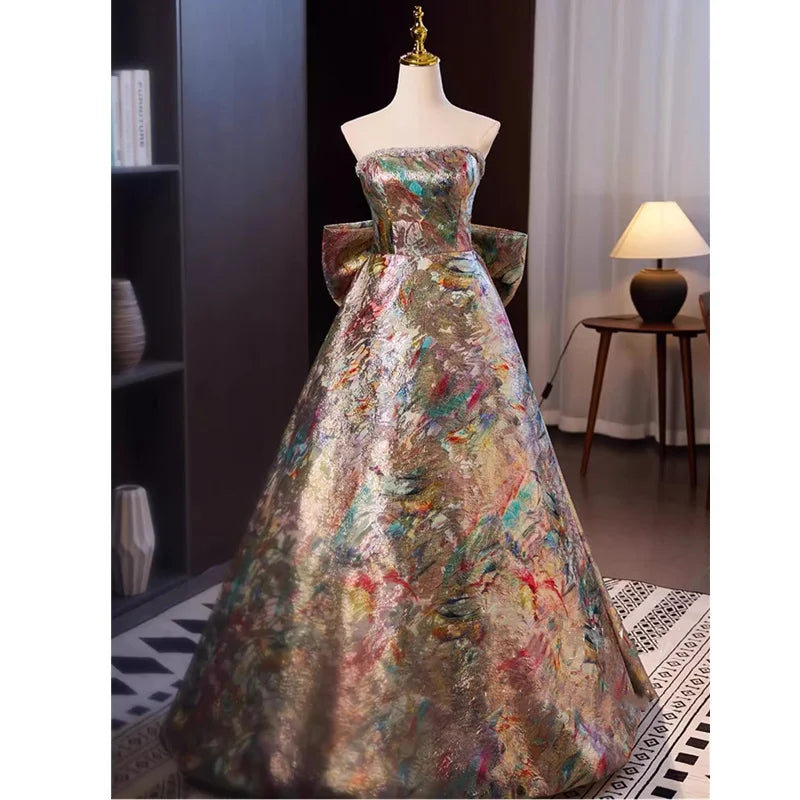 knee length dresses for ladies Metallic Zigzag Short Sleeve Mini Dress main image 0