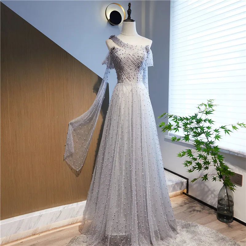 white christmas dresses Wave Pearl Dress