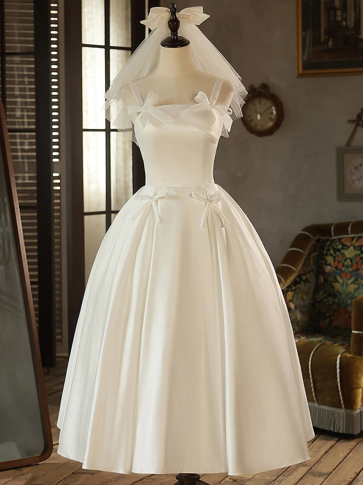 navy blue dress for baby girl Scalloped Neckline Wedding Dress: My Real Experience with the Ranmo 2025  BoHo BrideGown