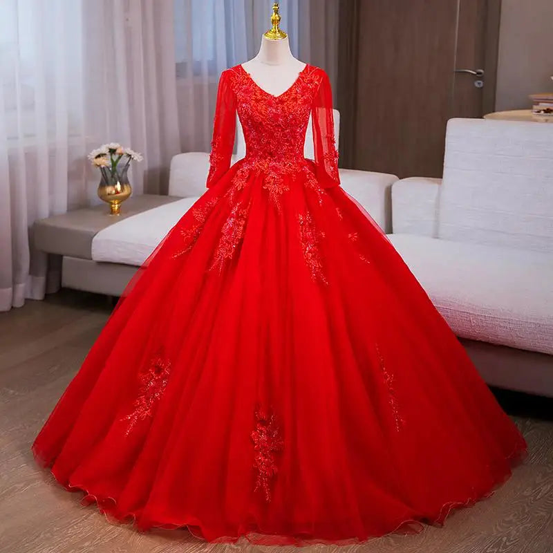 lace sash for wedding dress Silk Georgette Flutter Sleeve A-line Wedding Dress with Navy Sash Navy main image 1