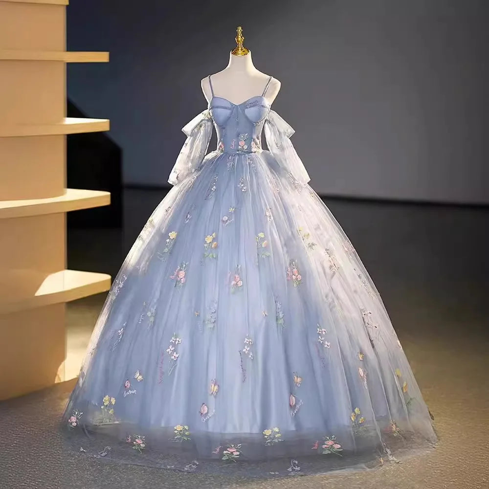 fairytale formal dresses Luxury Formal Gown, Mermaid Bridal Dress, Fairytale, Quinceañera Custom Size main image 1