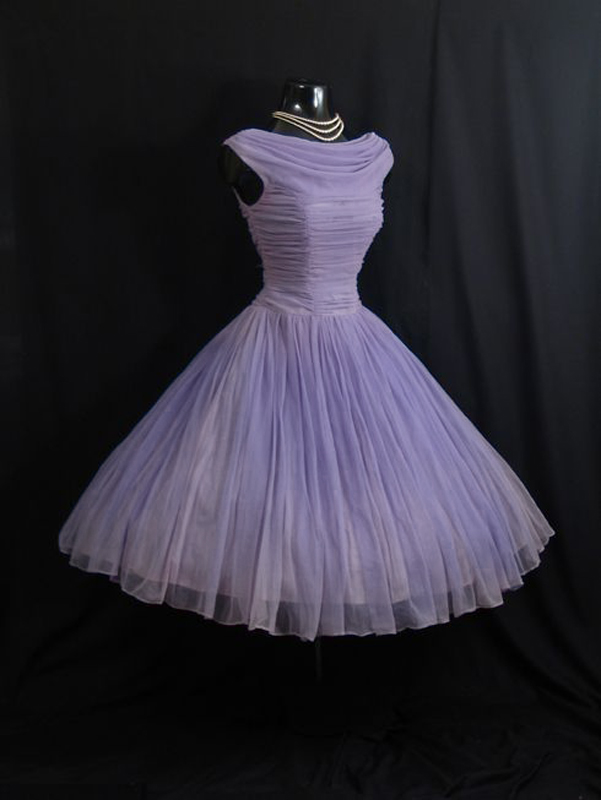 Pd207 Pleat Prom Dress,a-line Prom Dress,chiffon Evening Dress,short Prom Dress