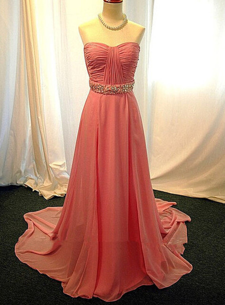 Pd514 High Quality Prom Dress,chiffon Prom Dress,a-line Prom Dress,strapless Prom Dress,brief Prom Dress