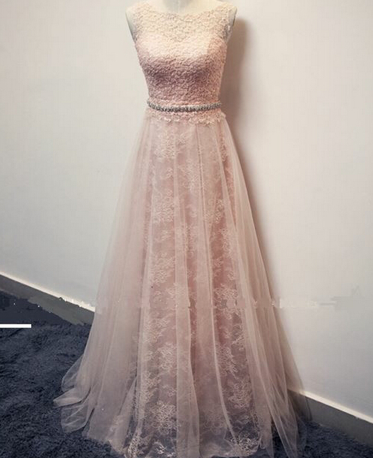 Pd08253 High Quality Prom Dress,a-line Prom Dress,lace Prom Dress,o-neck Prom Dress, Brief Prom Dress
