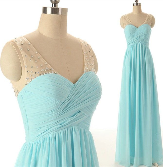 Pd1175 Charming Prom Dress,chiffon Prom Dress,a-line Prom Dress,v-neck Prom Dress,beading Prom Dress