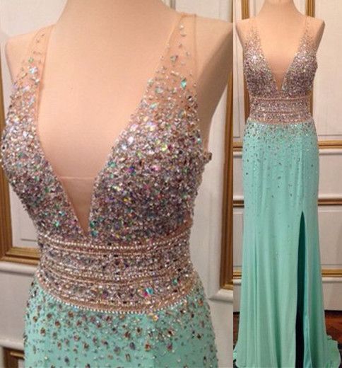 Pd603236 Charming Prom Dress,v-neck Prom Dress,beading Prom Dress,chiffon Prom Dress,a-line Evening Dress