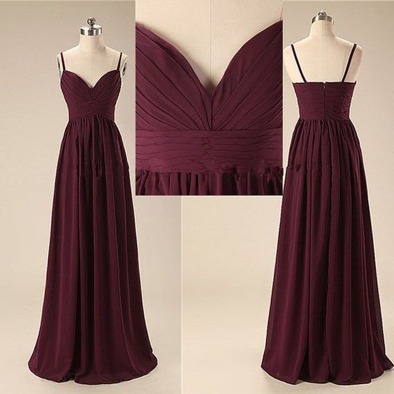 Pd604145 Charming Prom Dress,spaghetti Strap Prom Dress,chiffon Prom Dress,brief Prom Dress,a-line Evening Dress