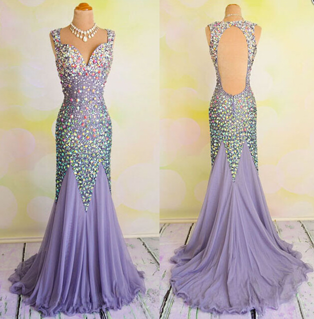 Pd605141 High Quality Prom Dress,chiffon Prom Dress,beading Prom Dress,backless Prom Dress, Charming Prom Dress