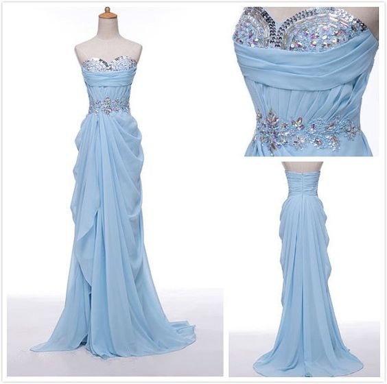 Pd60909 Charming Prom Dress,chiffon Prom Dress,sweetheart Prom Dress,beading Prom Dress,a-line Evening Dress