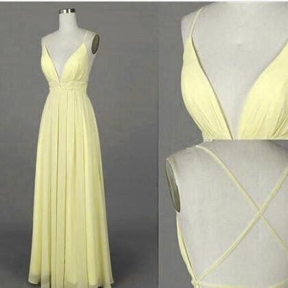 Pd61008 Charming Prom Dress,chiffon Prom Dress,spaghetti Straps Prom Dress,a-line Evening Dress