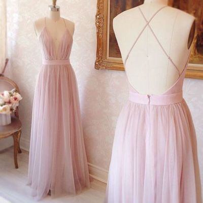 Pd61057 Charming Prom Dress,tulle Prom Dress,a-line Prom Dress,spaghetti Straps Evening Dress