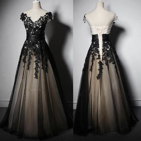 Pd61122 Charming Prom Dress,appliques Prom Dress,lace-up Prom Dress,tulle Evening Dress