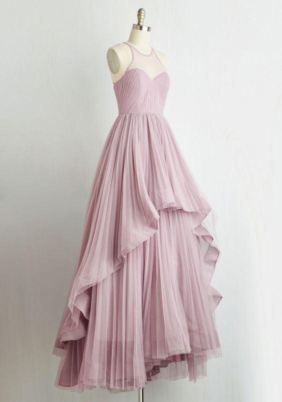 Pd61136 Charming Prom Dress,chiffon Prom Dress,a-line Prom Dress,pleat Evening Dress