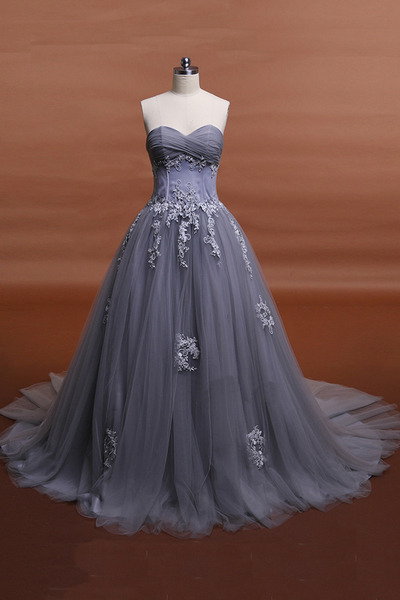 Pd803022 Charming Prom Dress,sweetheart Vening Dresses,appliques Prom Dresses,a-line Prom Gown
