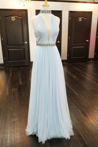 Pd80906 Charming Prom Dress,Tulle Evening Dresses,Beading Prom Dresses,A-Line Prom Gown