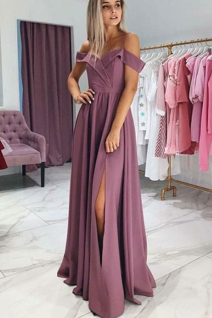 Pd81117 Charming Prom Dress,Chiffon Evening Dresses,A-Line Prom Dresses,Off the Shoulder Prom Gown