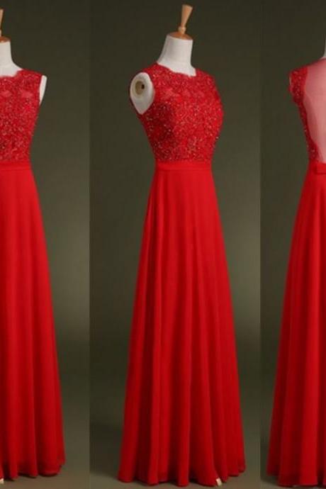 Pd11196 Charming Prom Dress,chiffon Prom Dress,o-neck Prom Dress,beading Prom Dress,a-line Prom Dress