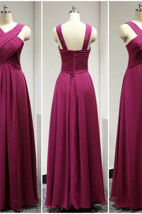 Pd60711 High Quality Prom Dress,chiffon Prom Dress,a-line Prom Dress,pleat Prom Dress, Brief Evening Dress