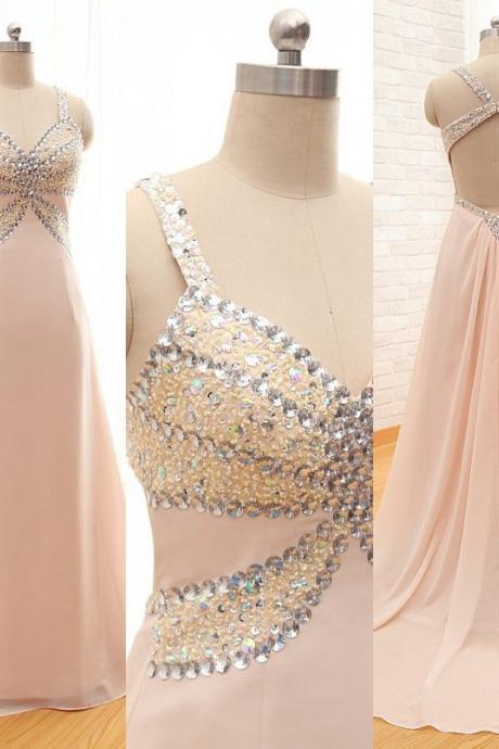 Pd61033 Charming Prom Dress,chiffon Prom Dress,a-line Prom Dress,beading Evening Dress