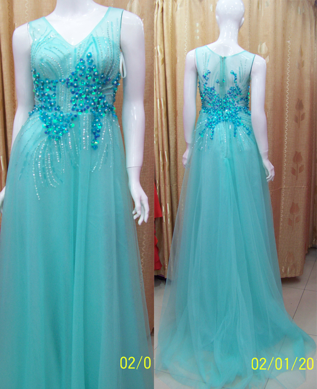 Pd192 A-line Prom Dress,elegant Prom Dress,tulle Prom Dress,dress For ...